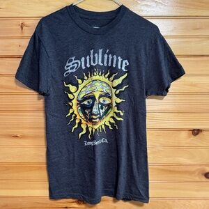 Sublime Sun Graphic Men's T-Shirt - Black Medium